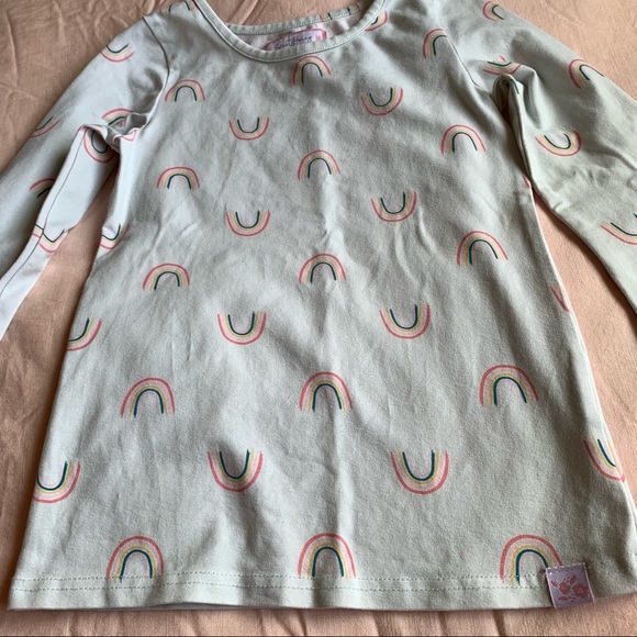SweetHoney long sleeve rainbow top 8 years - Picture 3 of 5